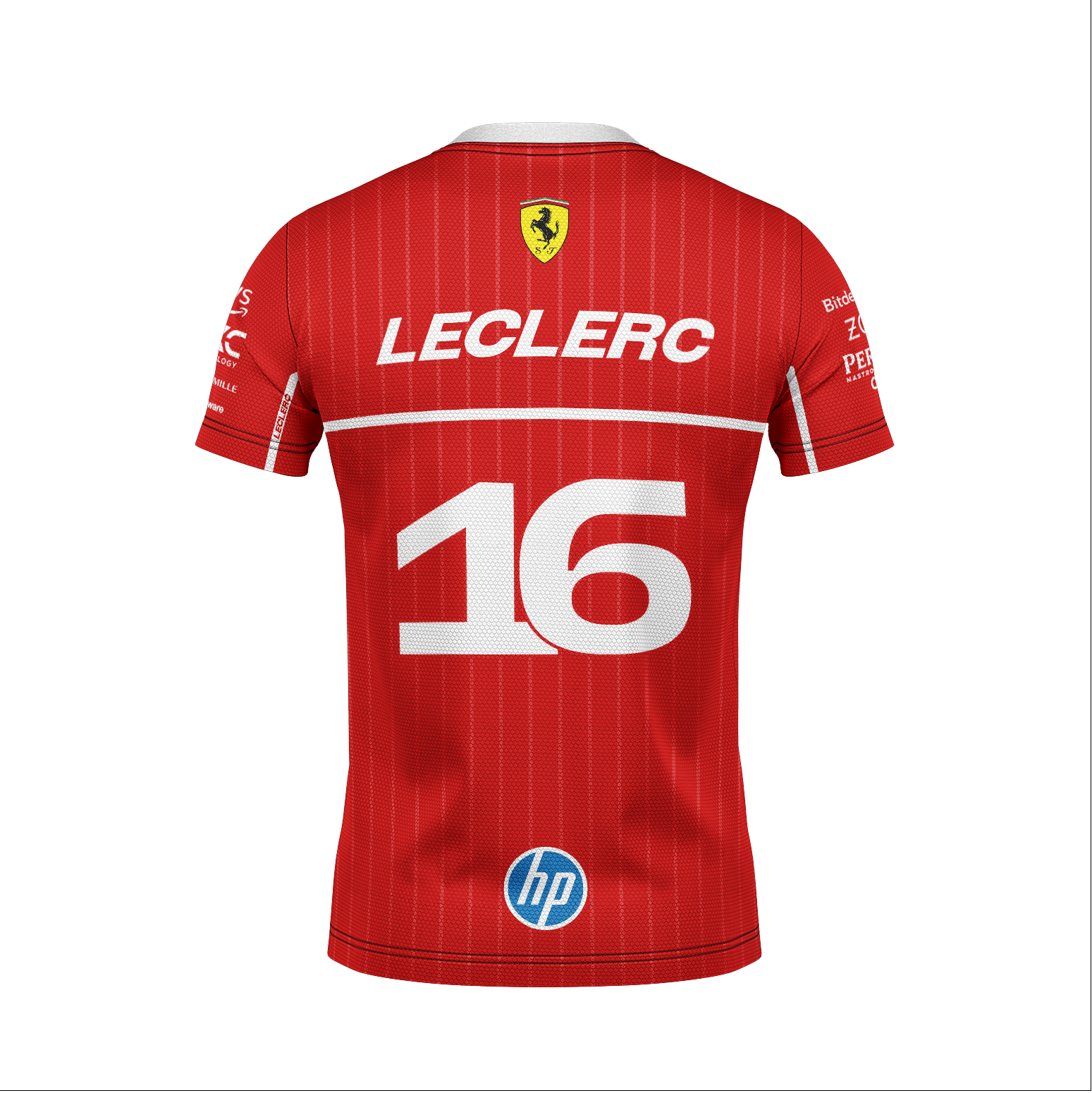 Camiseta Dryfit Full Ferrari Charles Leclerc 2025