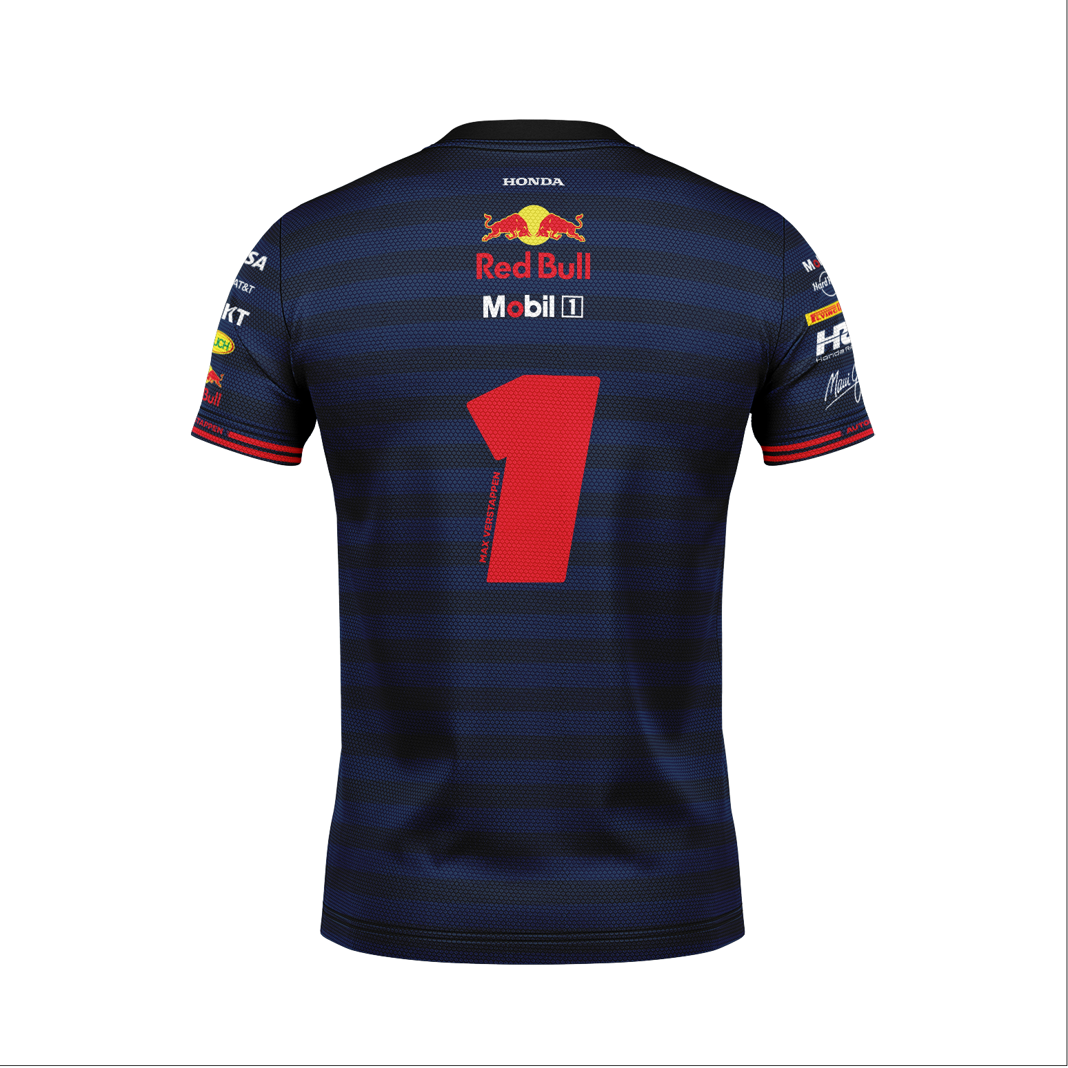 Camiseta Dryfit Full Red Bull Max Verstappen 2025