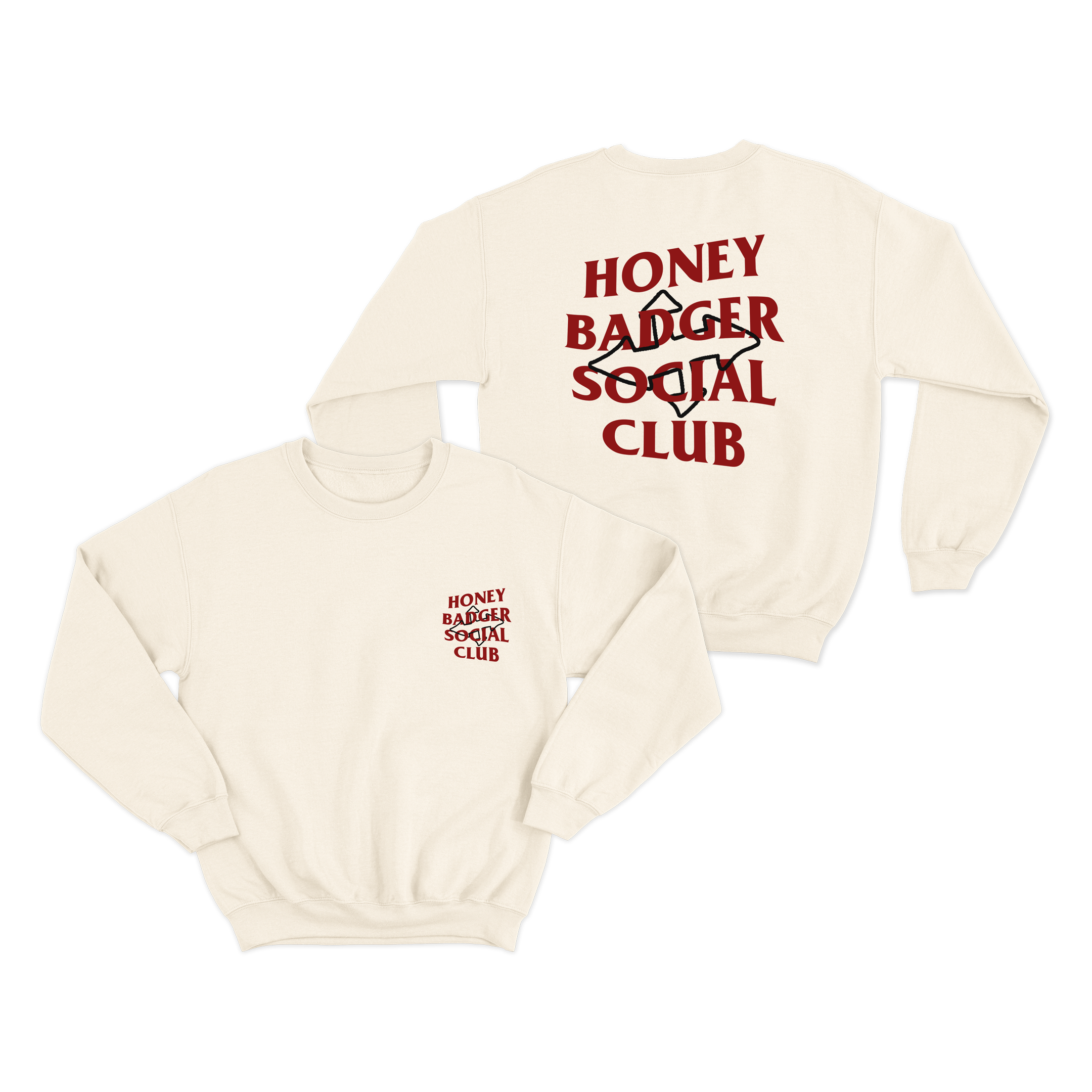 Moletom Honey Badger Social Club Ricciardo Off White