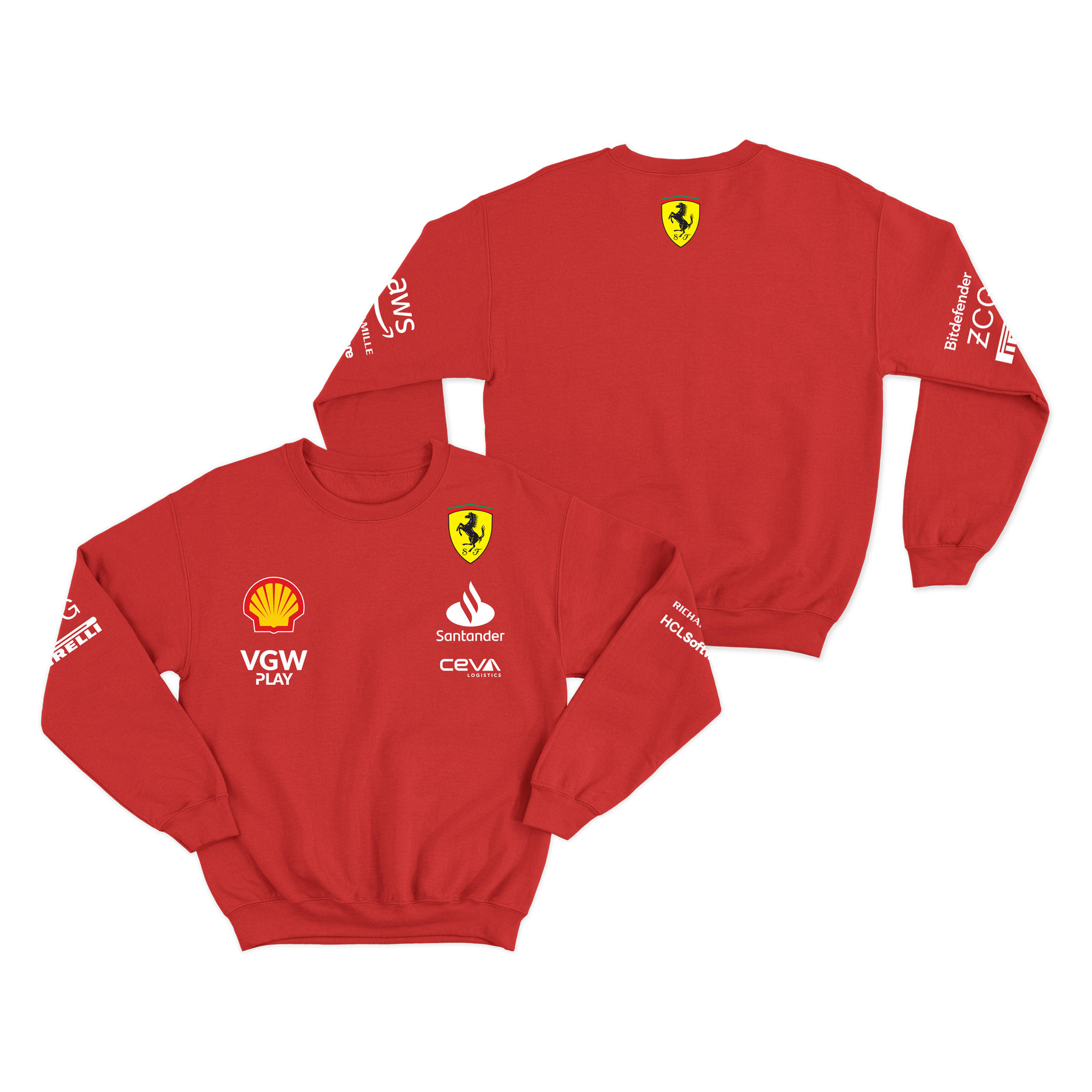 Moletom Ferrari Vermelho 2024