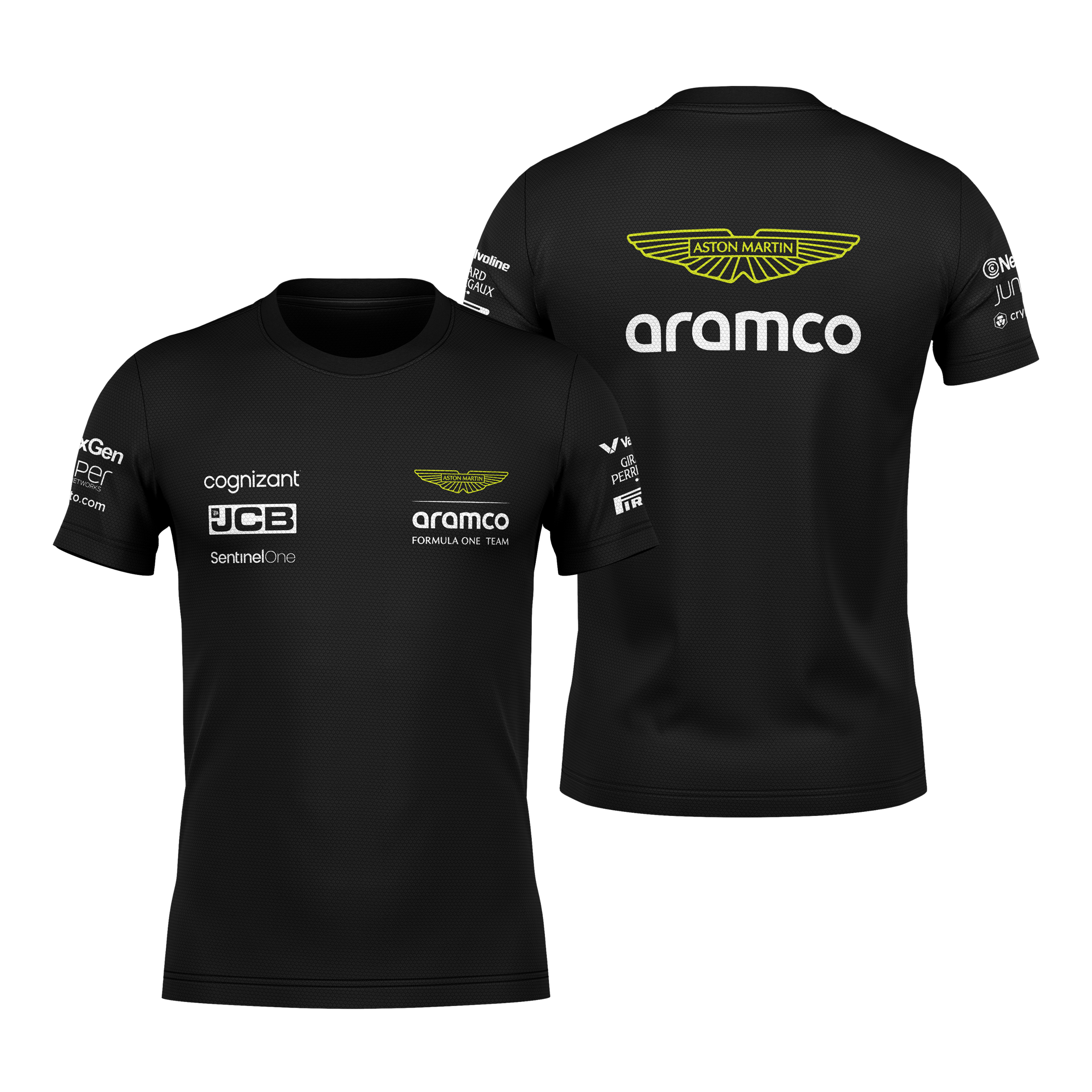 Camiseta DryFit Aston Martin 2024 Preta