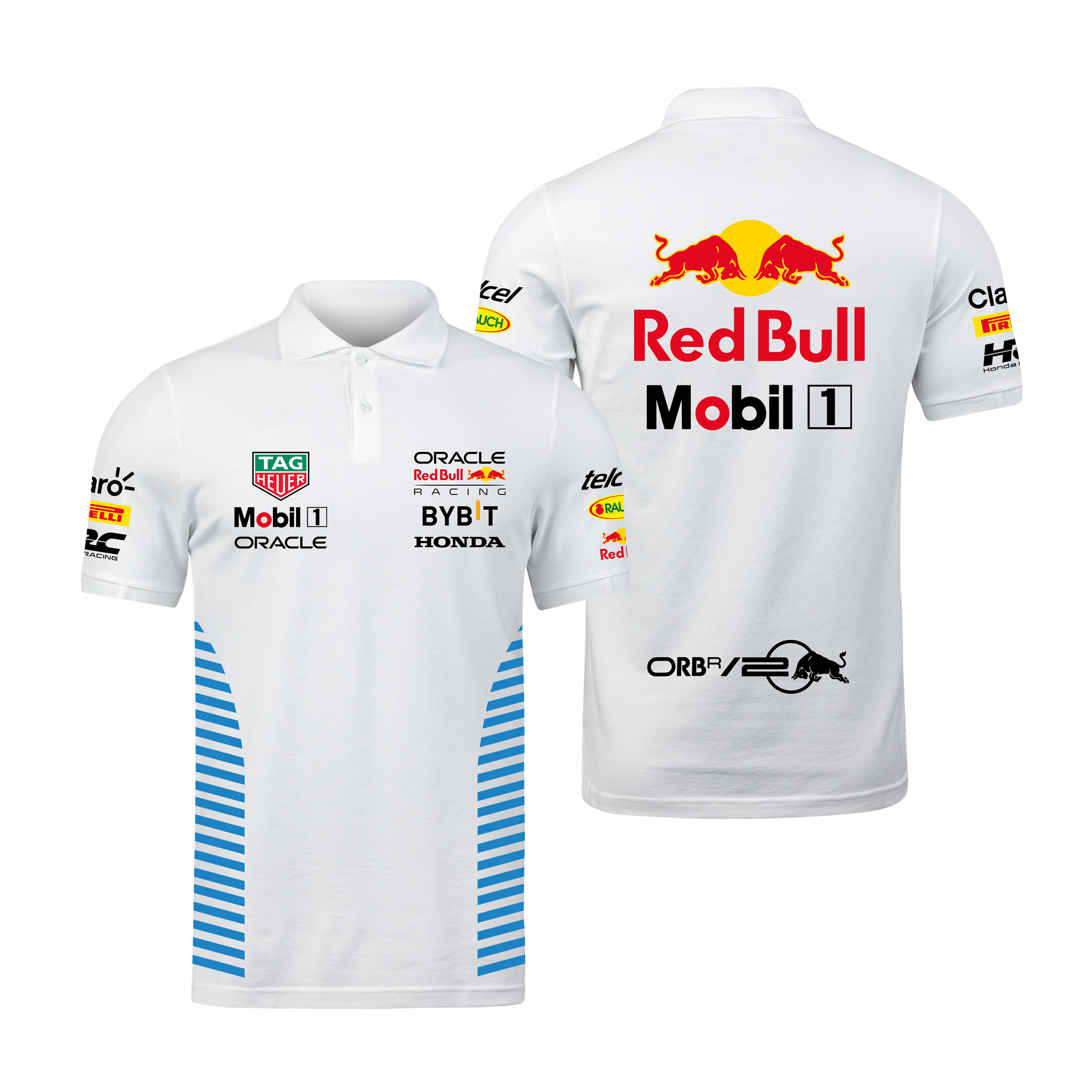 Camisa Polo Red Bull Racing 2024 Branca