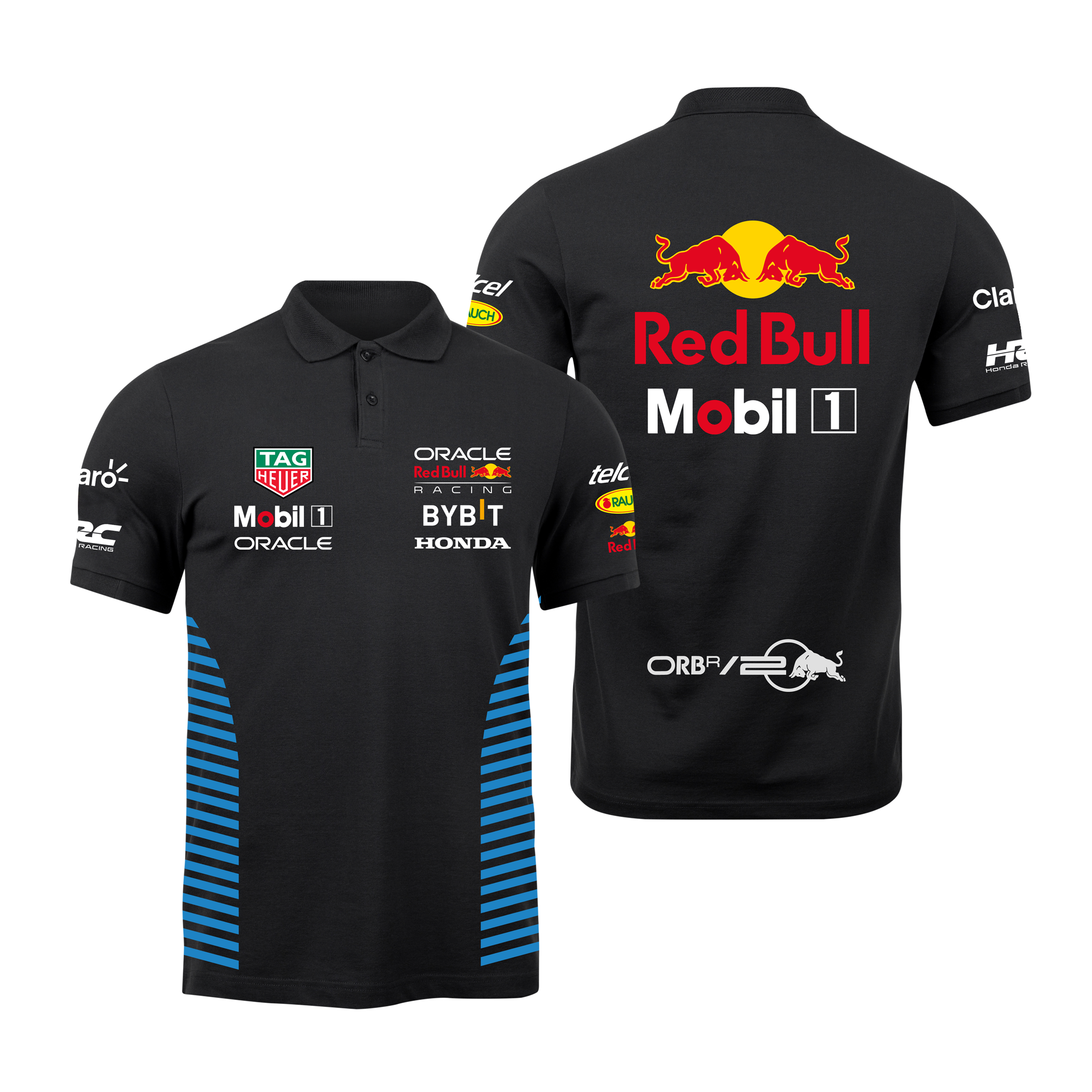 Camisa Polo Red Bull Racing 2024 Preta