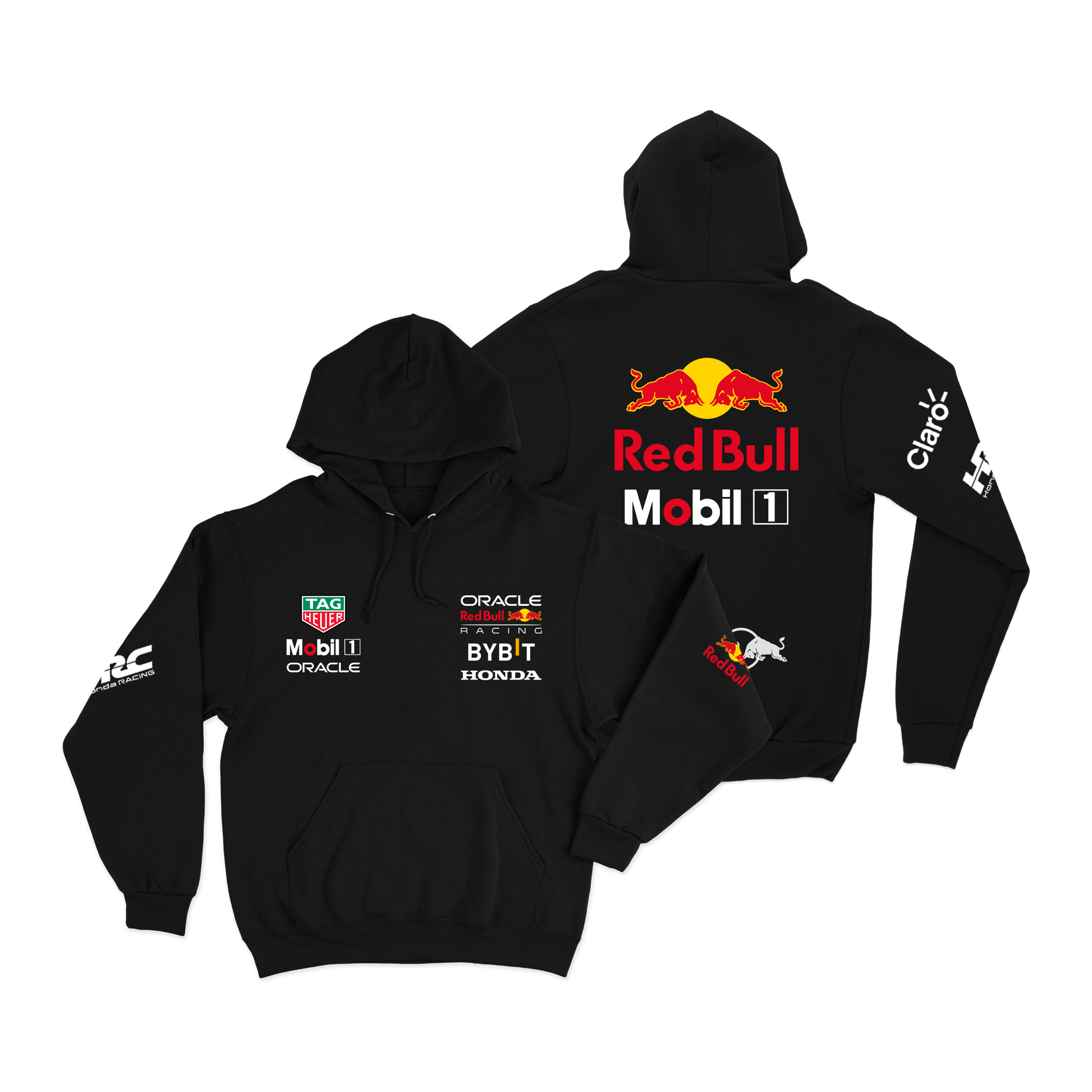 Moletom Canguru Red Bull Preto 2024