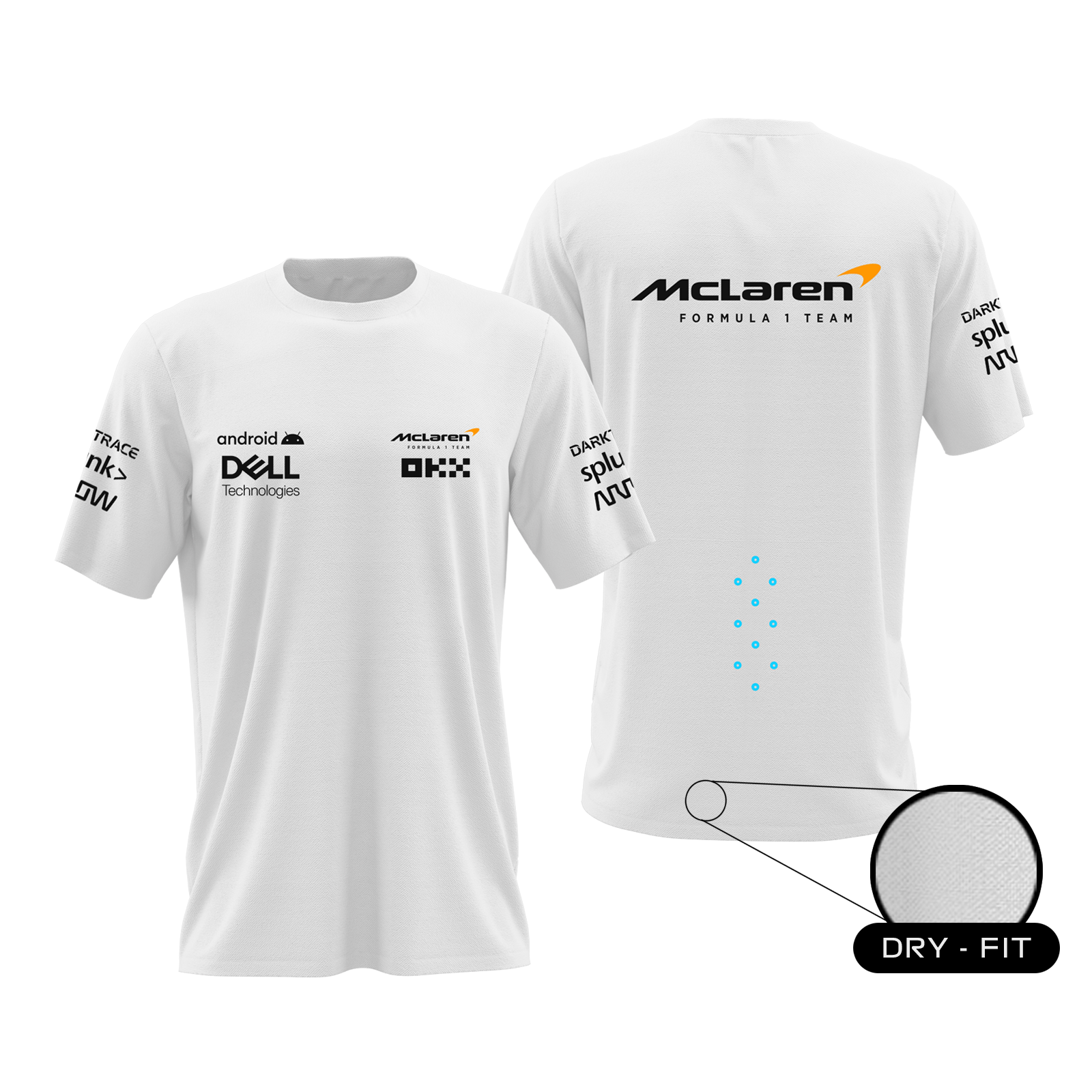 Camiseta DryFit  Mclaren F1 2023 Branca