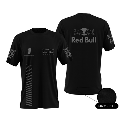 Camiseta DryFit Max Vertappen Red Bull 2023 All Black