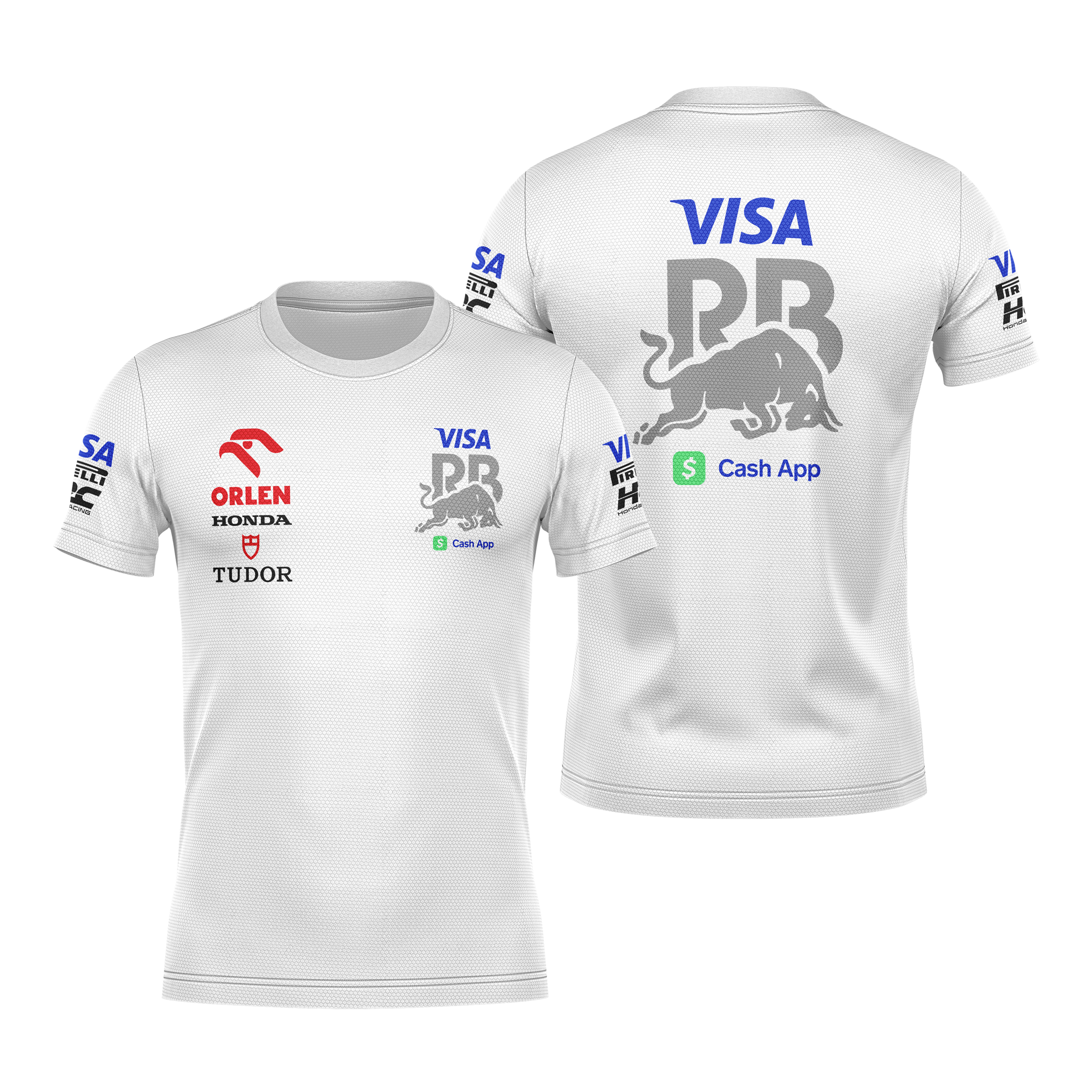 Camiseta DryFit Visa Racing Branca 2024