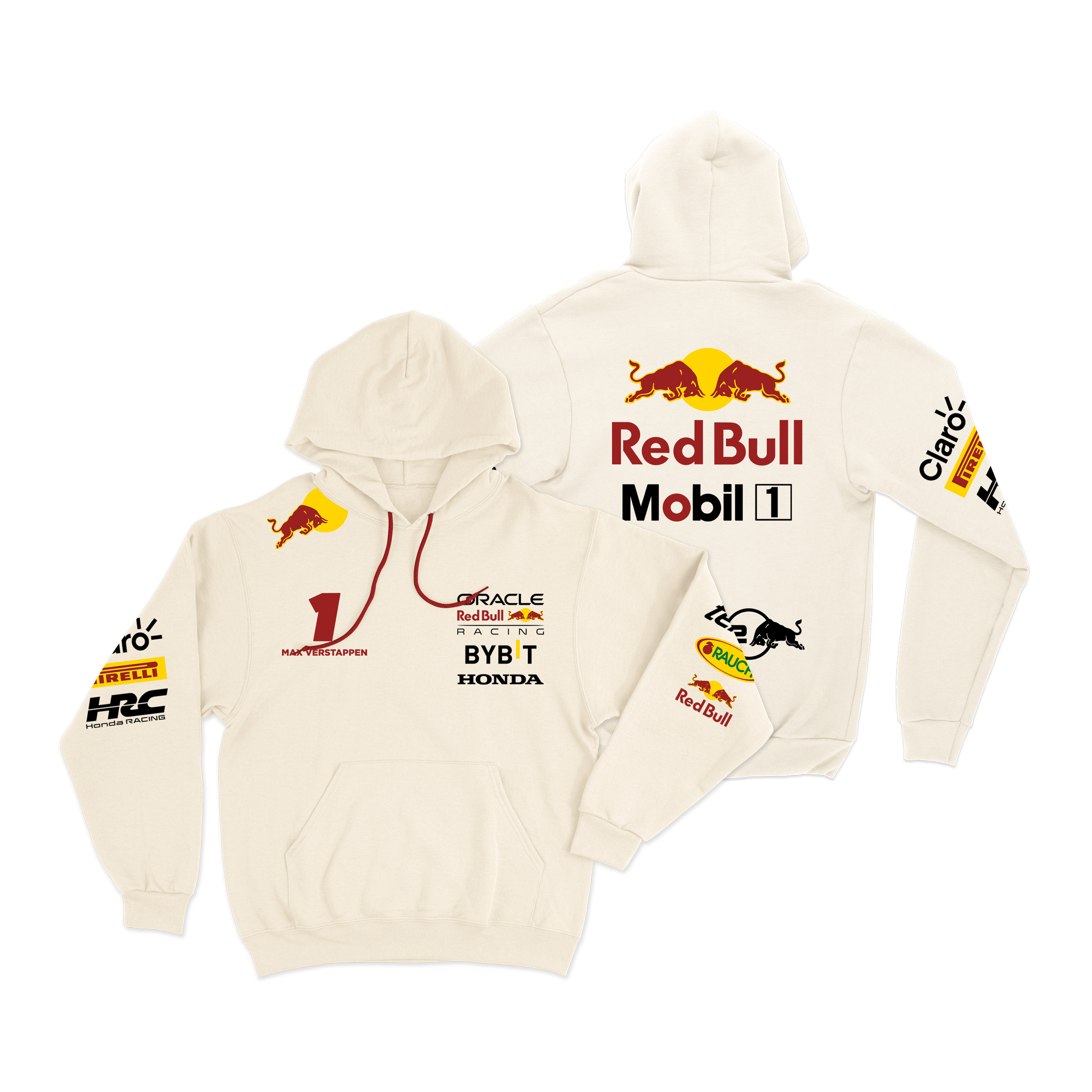 Moletom Canguru Red Bull Max Verstappen Off-White 2024