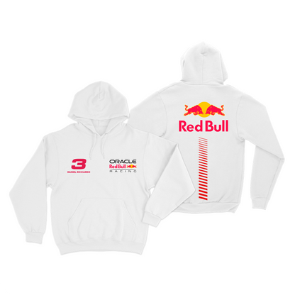 Moletom Canguru Daniel Ricciardo Red Bull 2023 Branco