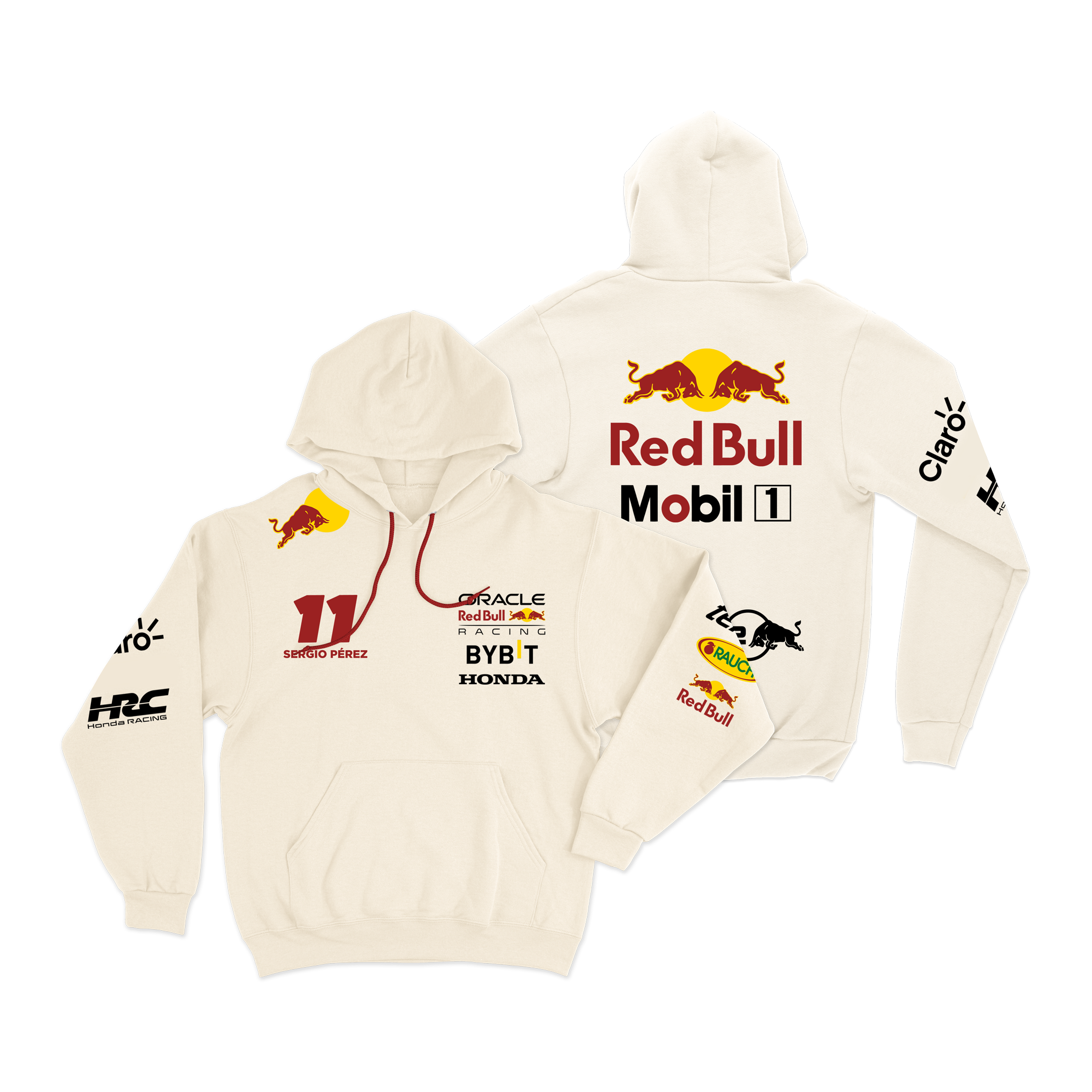 Moletom Canguru Red Bull Sérgio Pérez Off-White 2024