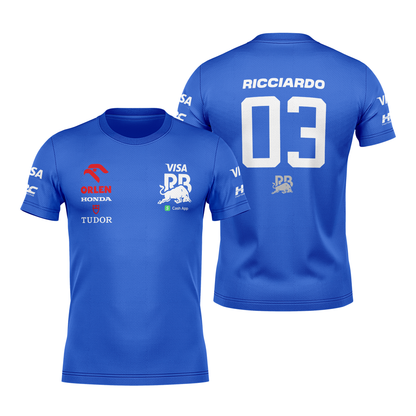 Camiseta DryFit Visa Racing Bulls Daniel Ricciardo Azul Royal 2024