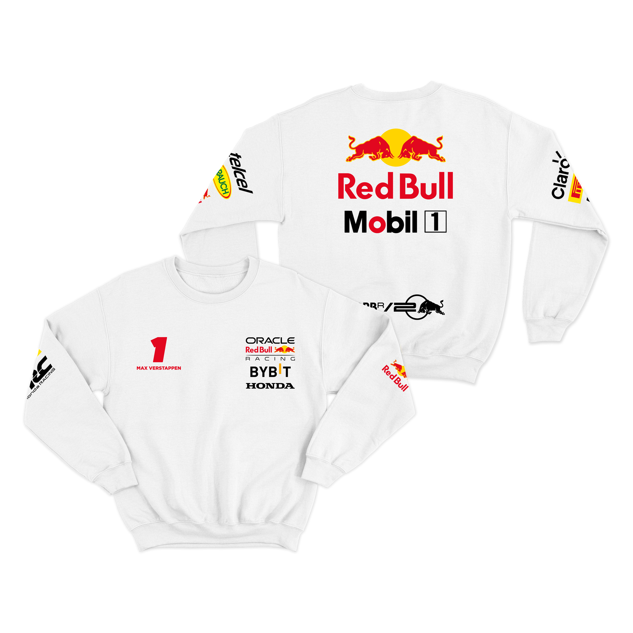 Moletom Red Bull Branco 2024 Max Verstappen