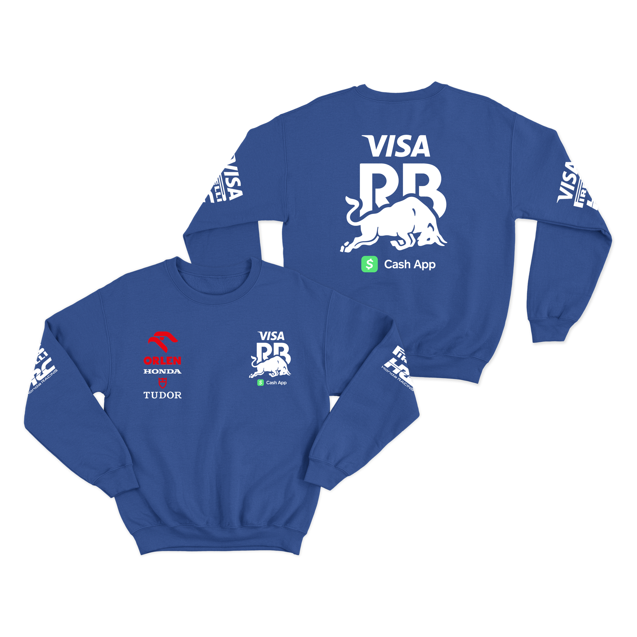 Moletom Visa Racing Bulls Azul Royal 2024