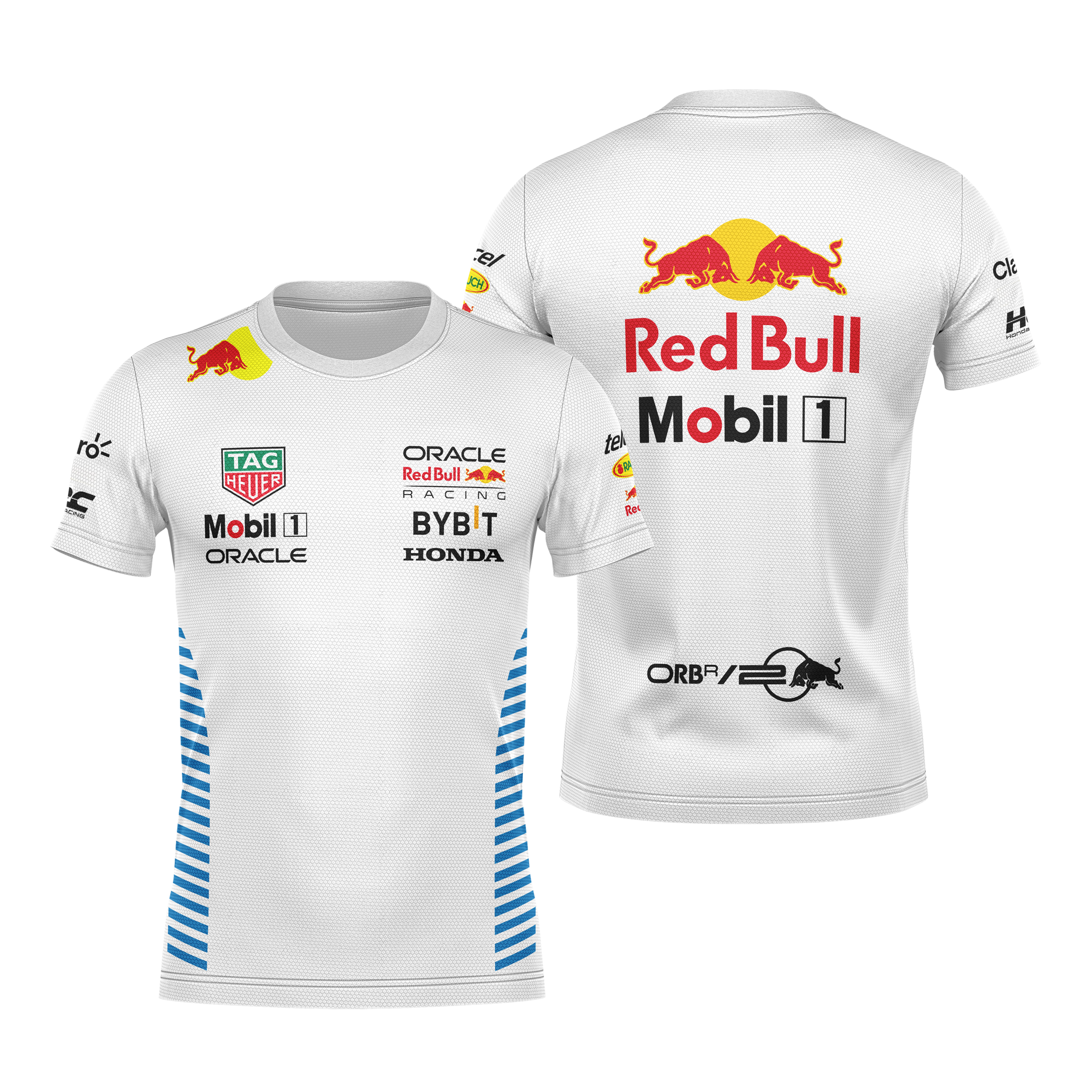 Camiseta DryFit Red Bull Racing 2024 Branca