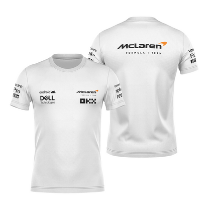 Camiseta DryFit Mclaren 2024 Branca