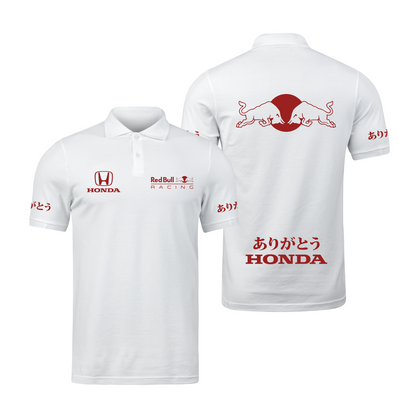 Camisa Polo Red Bull Honda Turquia 2021 Branco