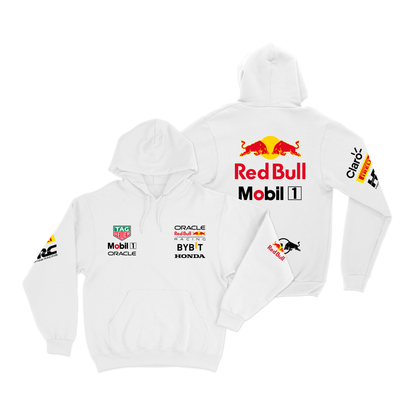 Moletom Canguru Red Bull Branco 2024