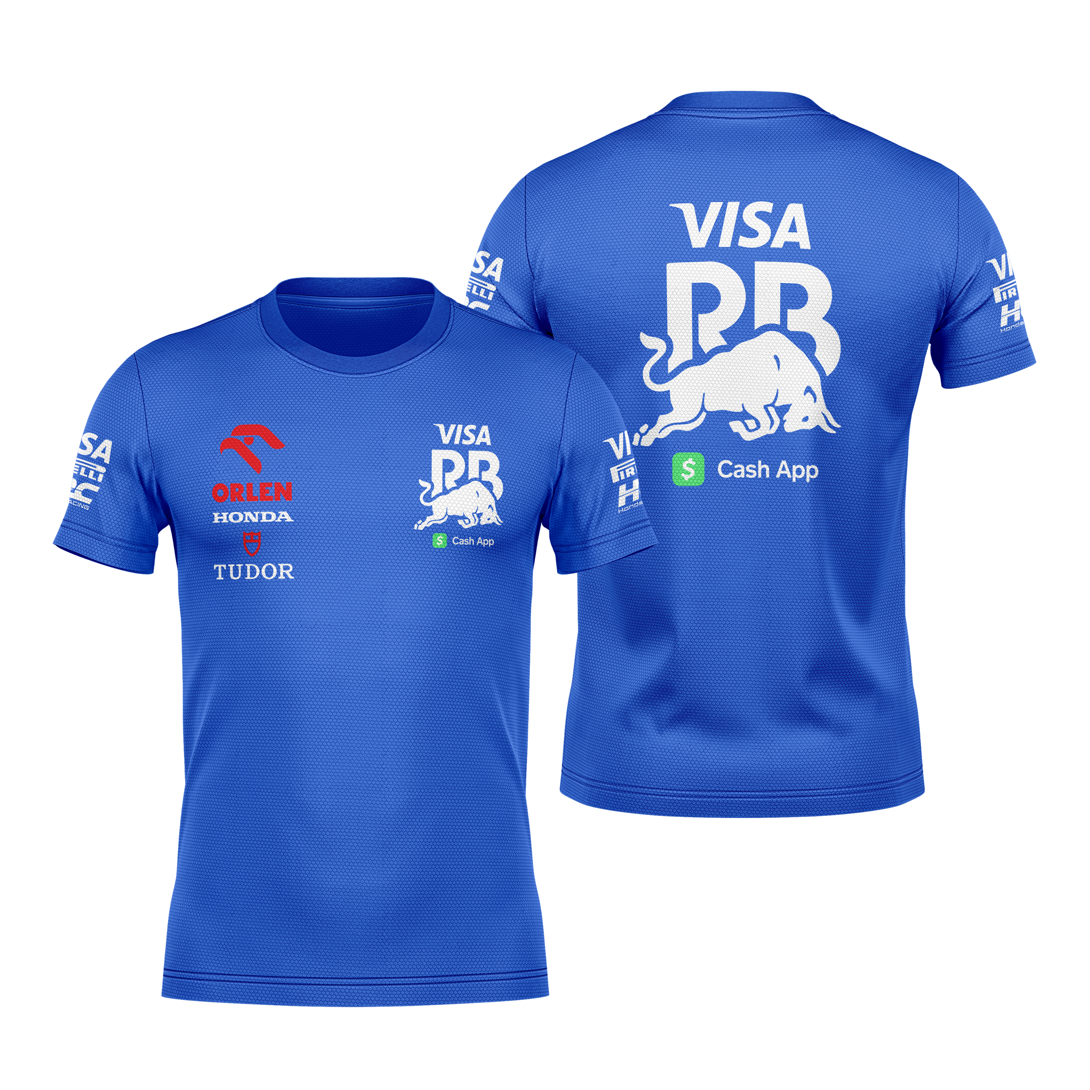 Camiseta DryFit Visa Racing Azul Royal 2024