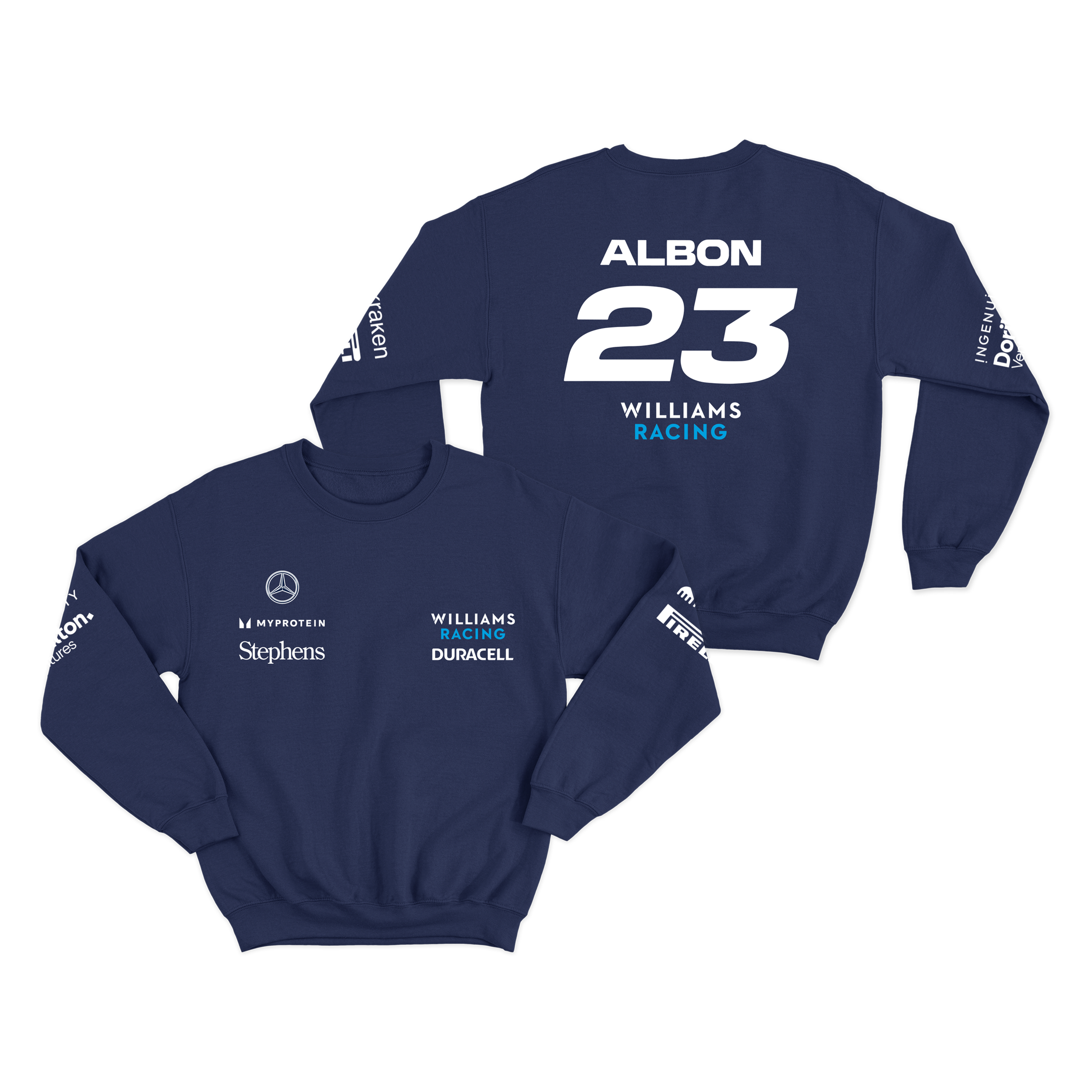 Moletom Williams Racing Azul Marinho 2024 Alex Albon