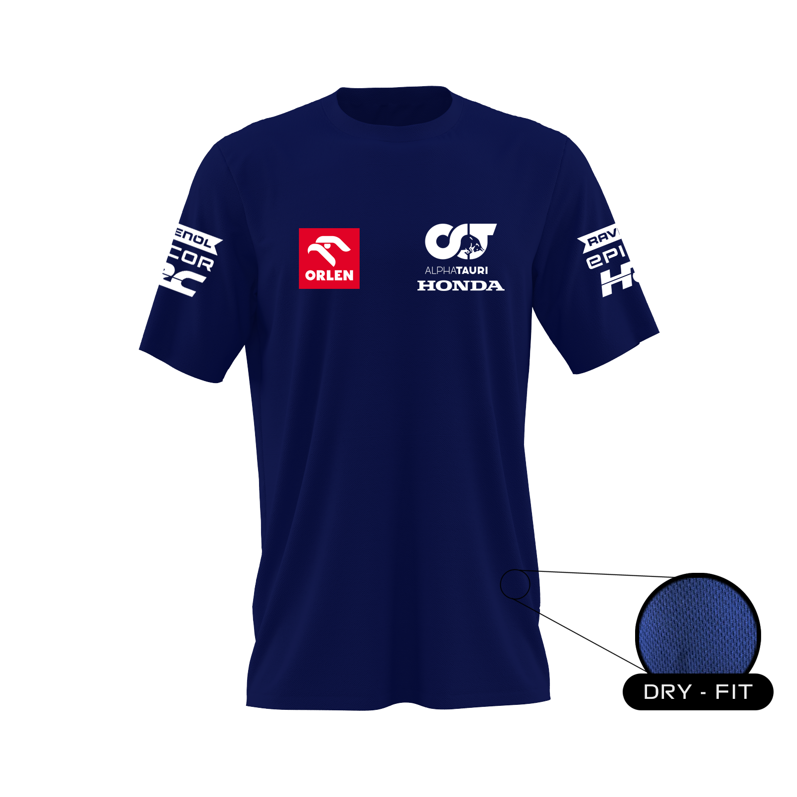 Camiseta DryFit  Alpha Tauri F1 2023 Azul Marinho