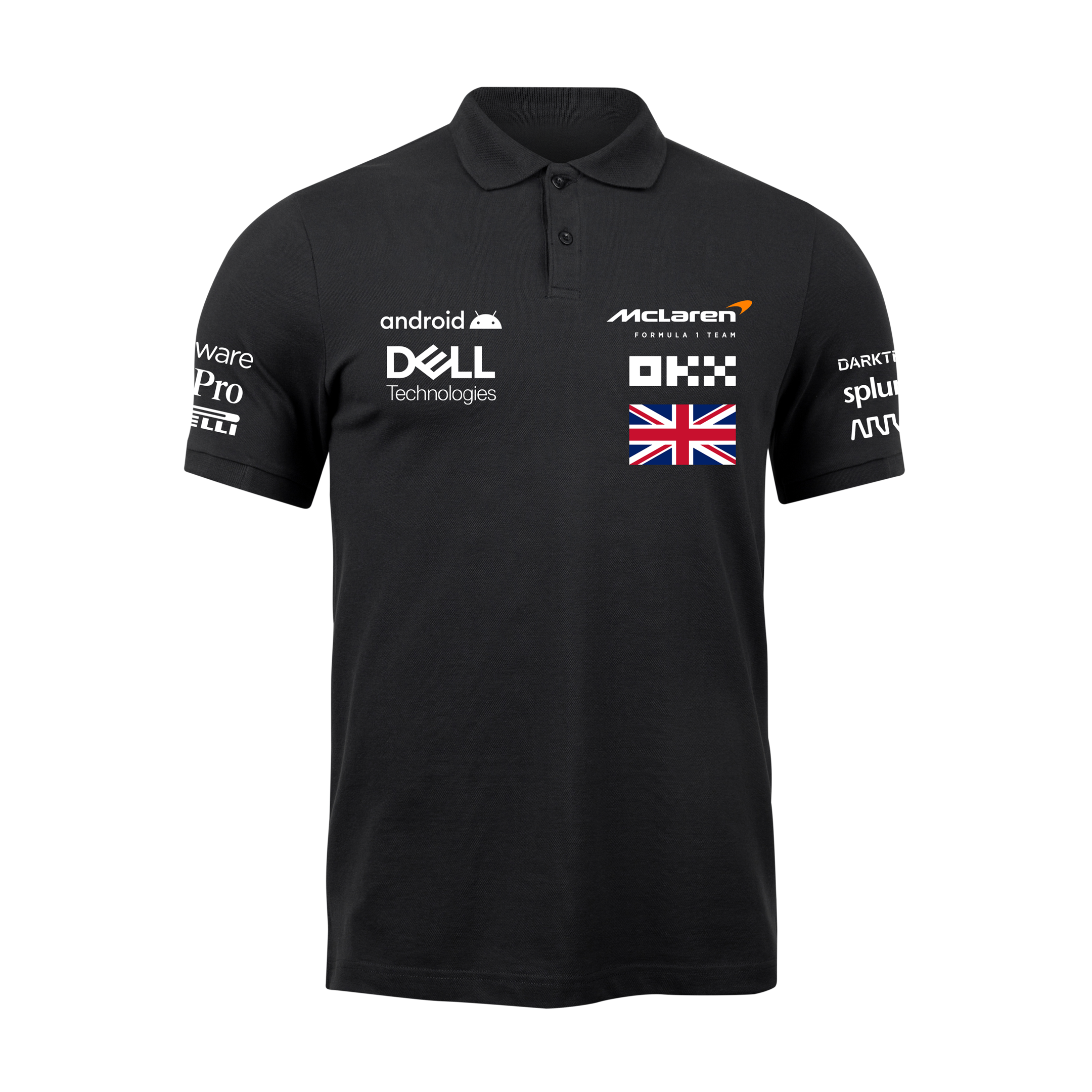 Camisa Polo Lando Norris Mclaren 2024 Preta