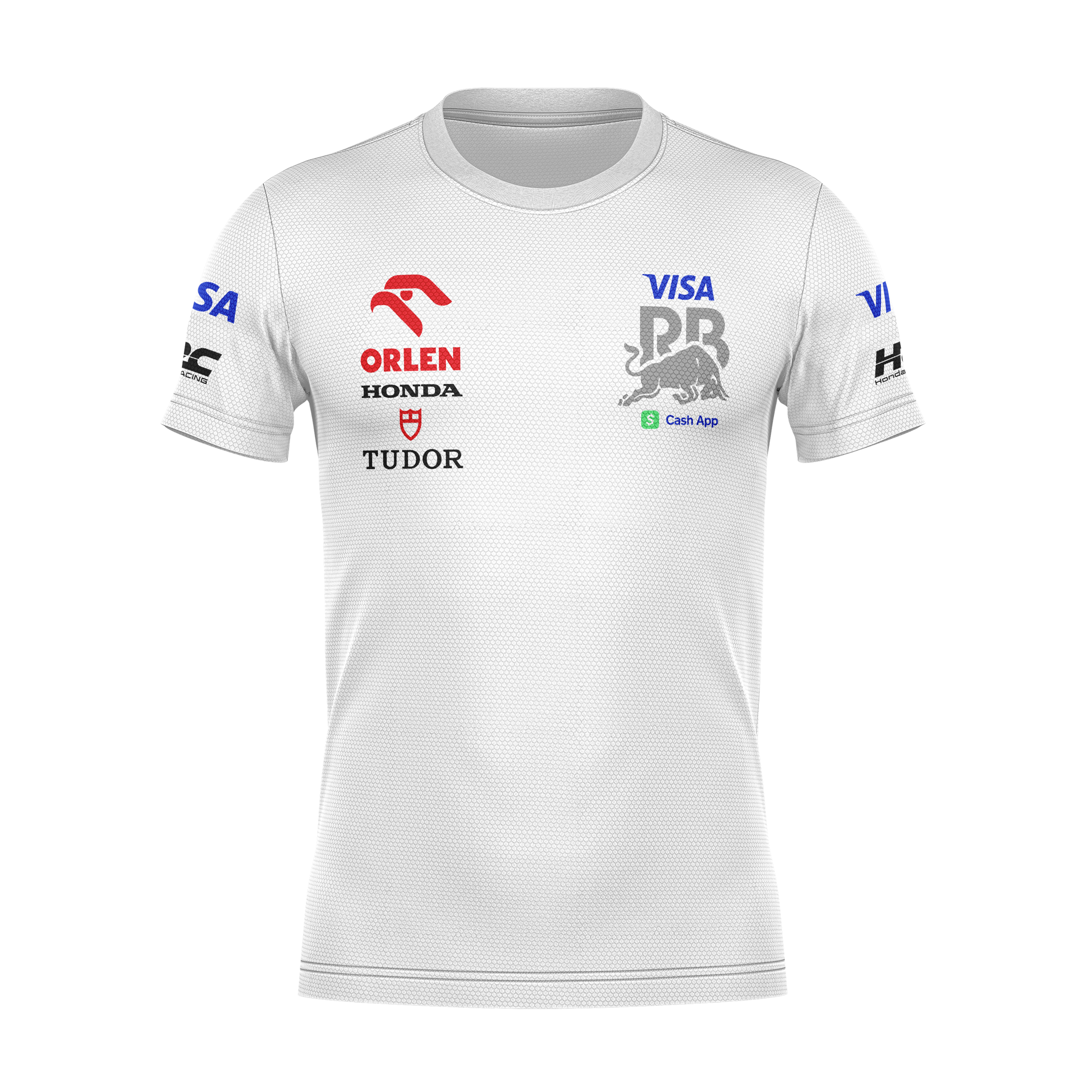 Camiseta DryFit Visa Racing Branca 2024