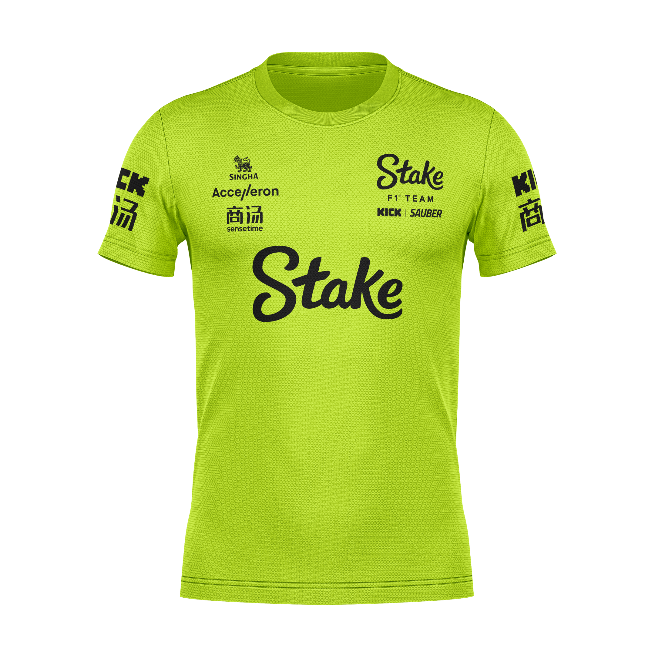 Camiseta DryFit Gabriel Bortoleto Stake Sauber 2024 Verde SN