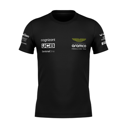 Camiseta DryFit Aston Martin 2024 Preta