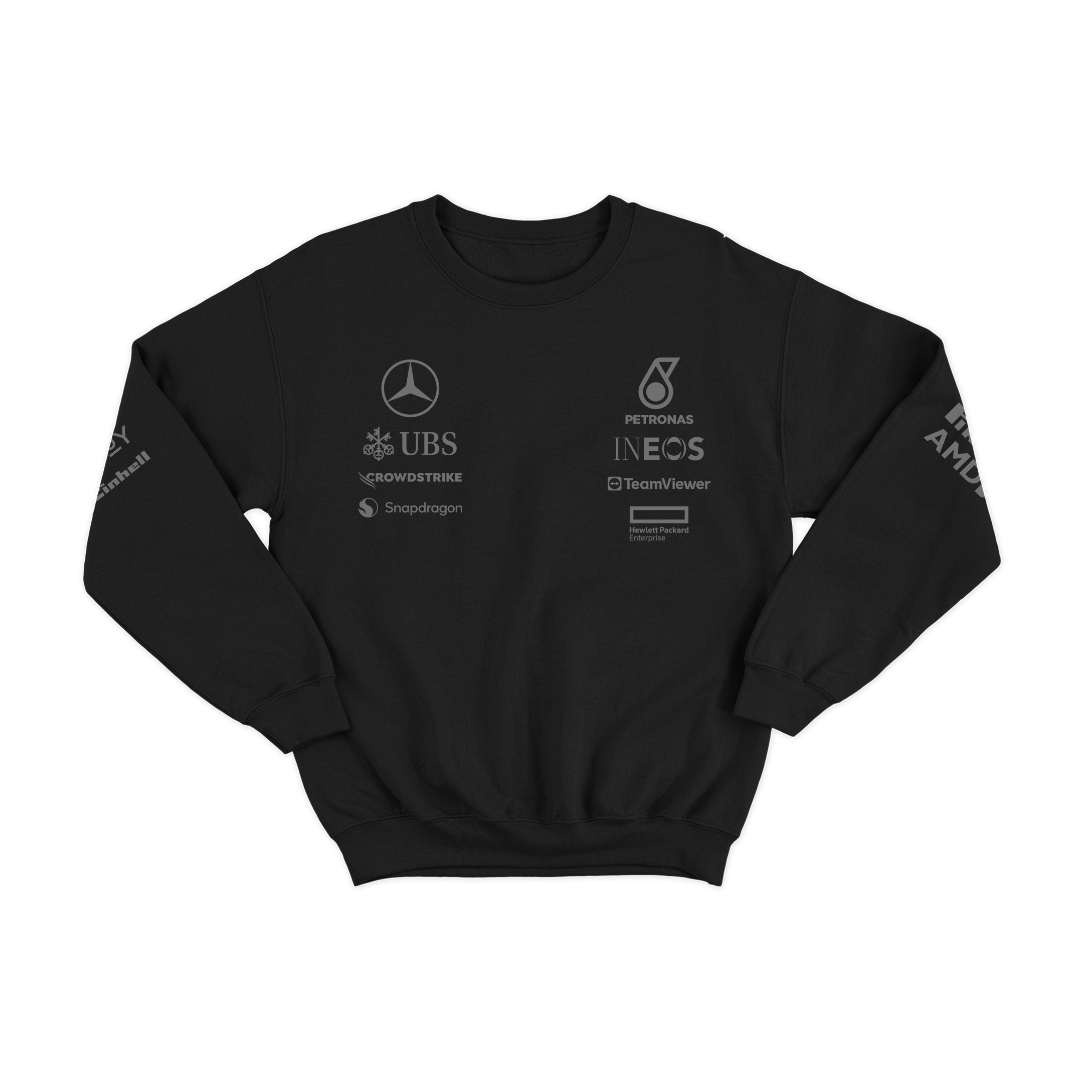 Moletom Mercedes AMG All Black 2024 George Russell