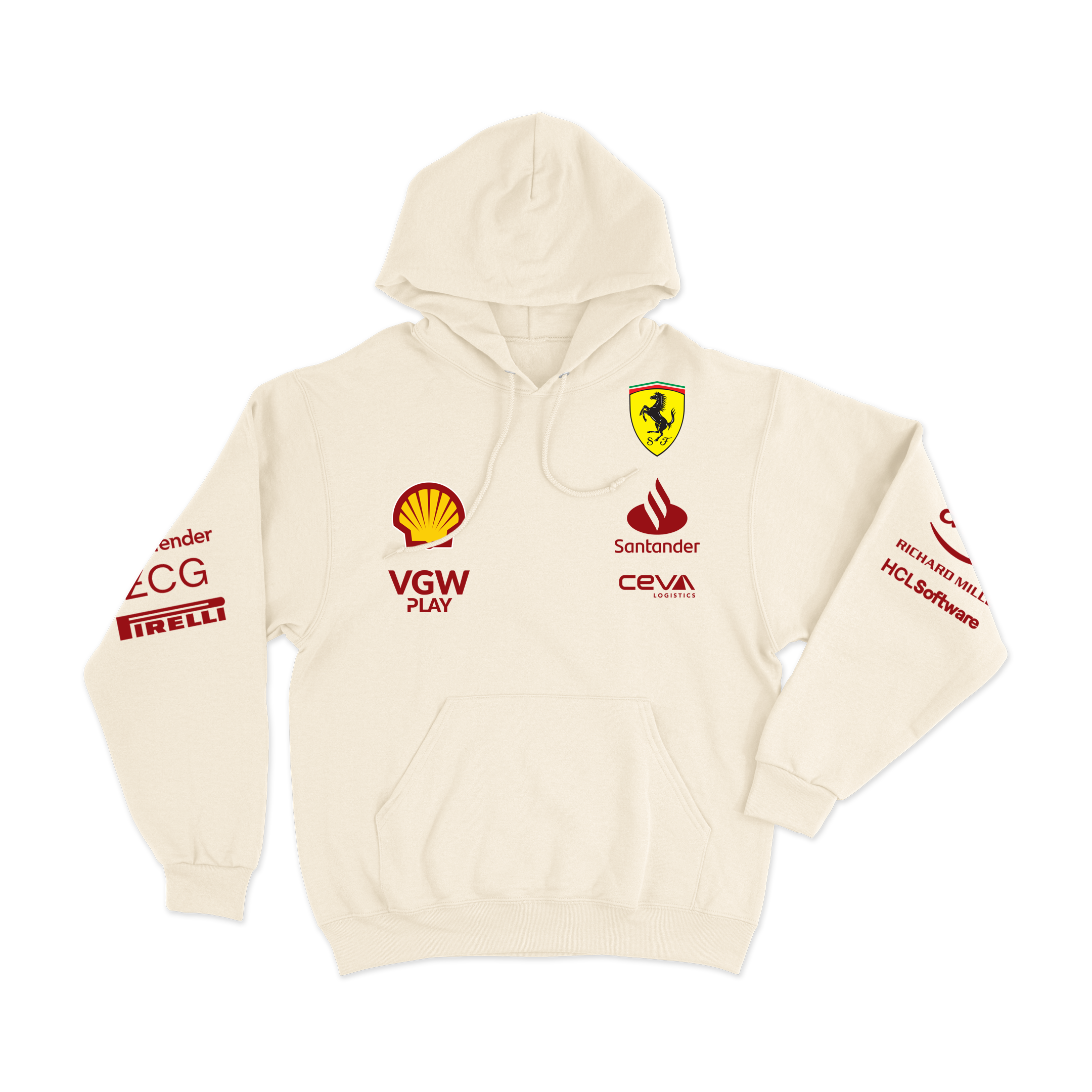 Moletom Canguru Ferrari Off-White 2024 Lewis Hamilton
