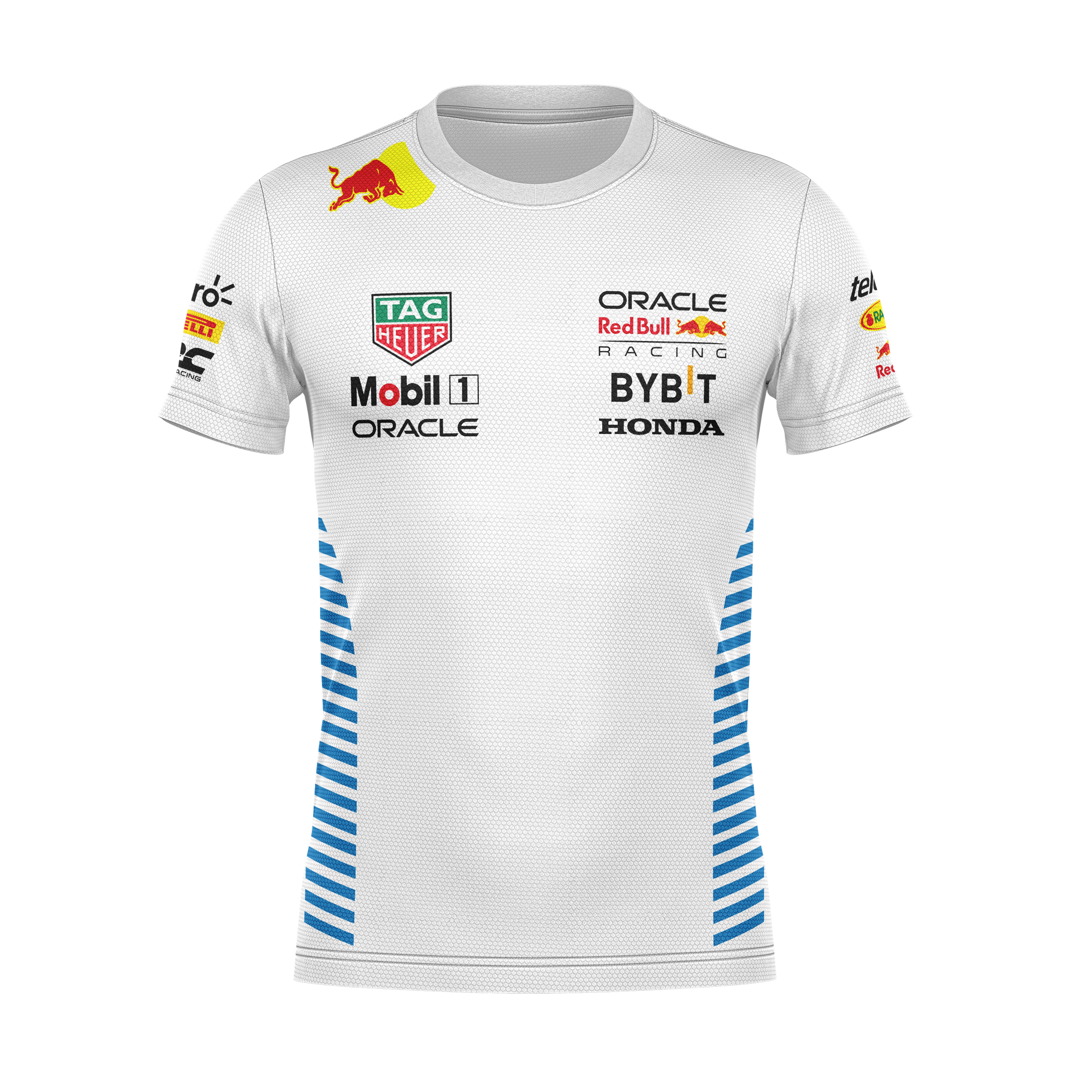 Camiseta DryFit Red Bull Racing 2024 Branca
