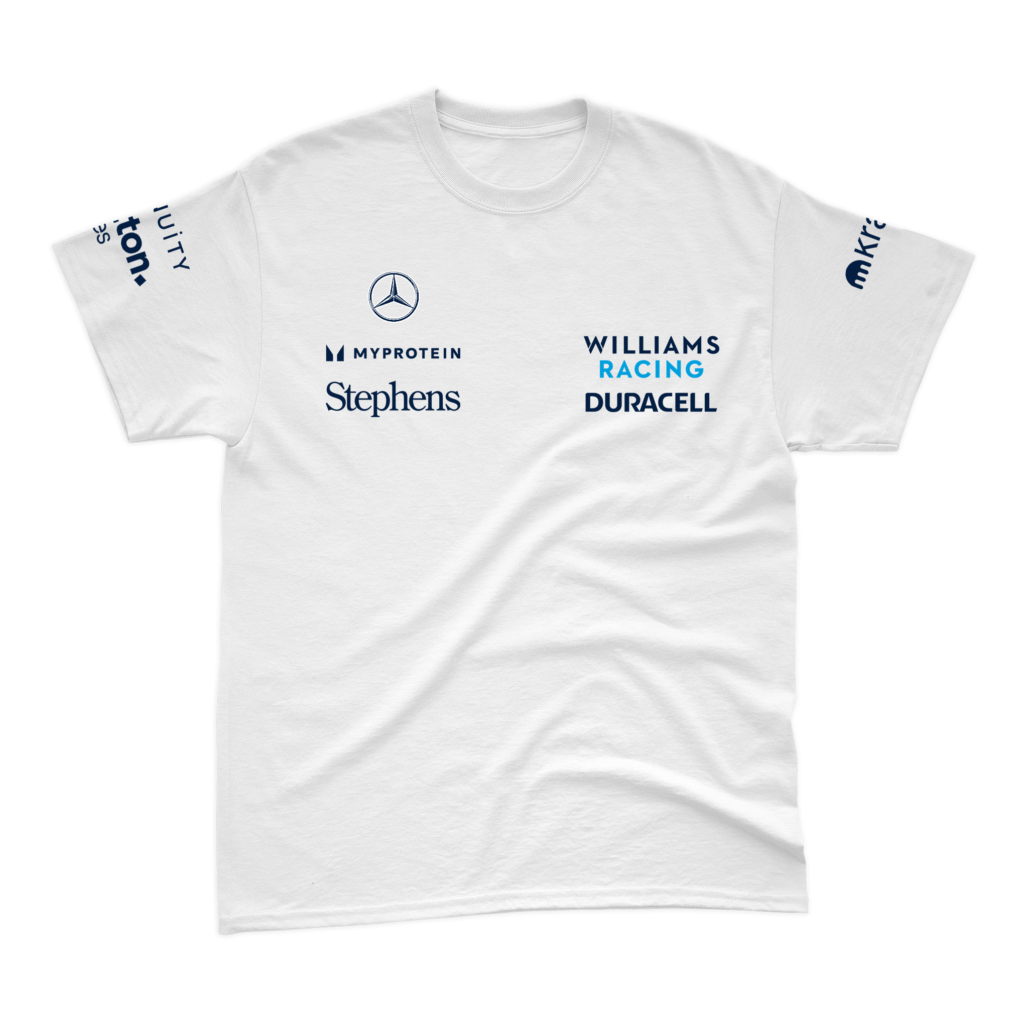 Camiseta Algodão Carlos Sainz Williams Racing Branco