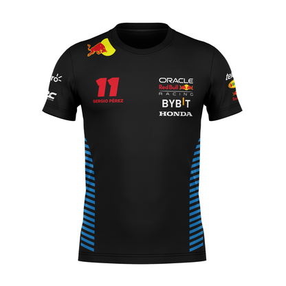 Camiseta DryFit Sergio Pérez Red Bull Racing 2024 Preta