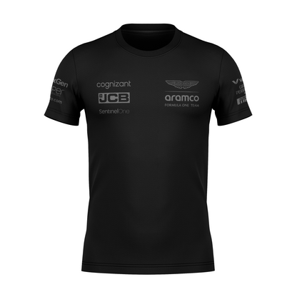 Camiseta DryFit Aston Martin 2024 All Black