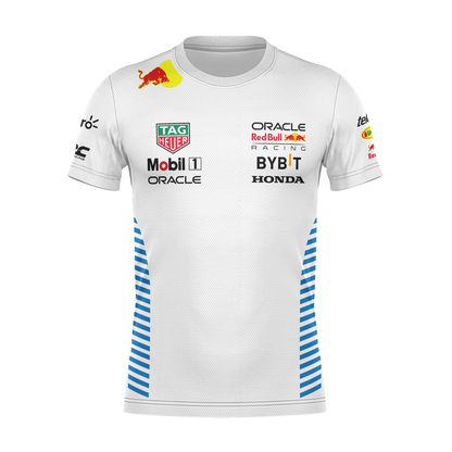 Camiseta DryFit Red Bull Racing 2024 Branca