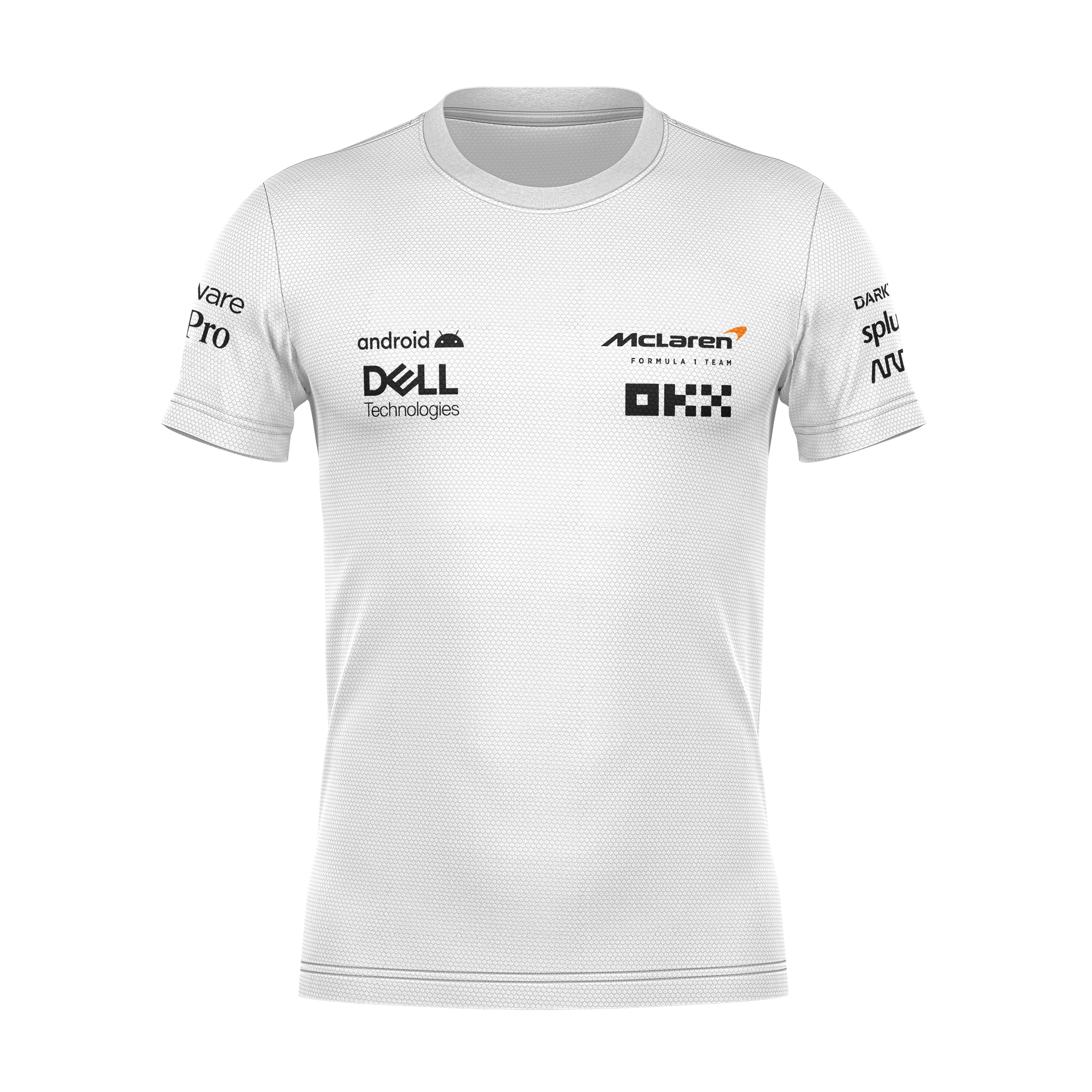 Camiseta DryFit Mclaren 2024 Branca