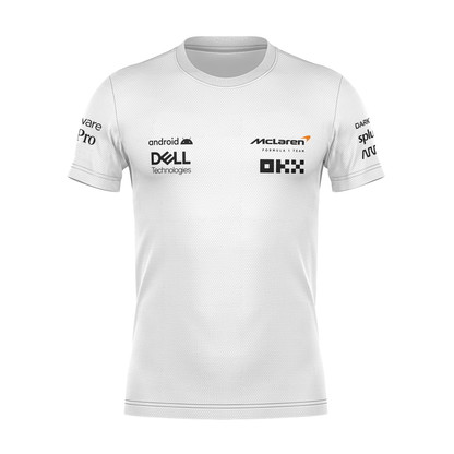 Camiseta DryFit Mclaren 2024 Branca