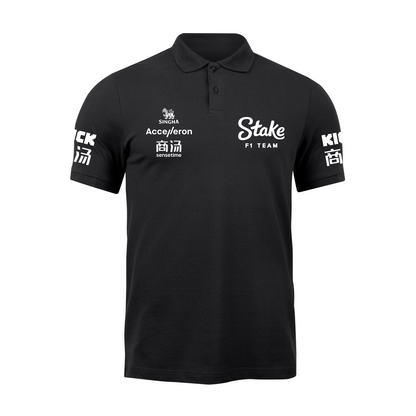 Camisa Polo Stake Sauber 2024 Preta