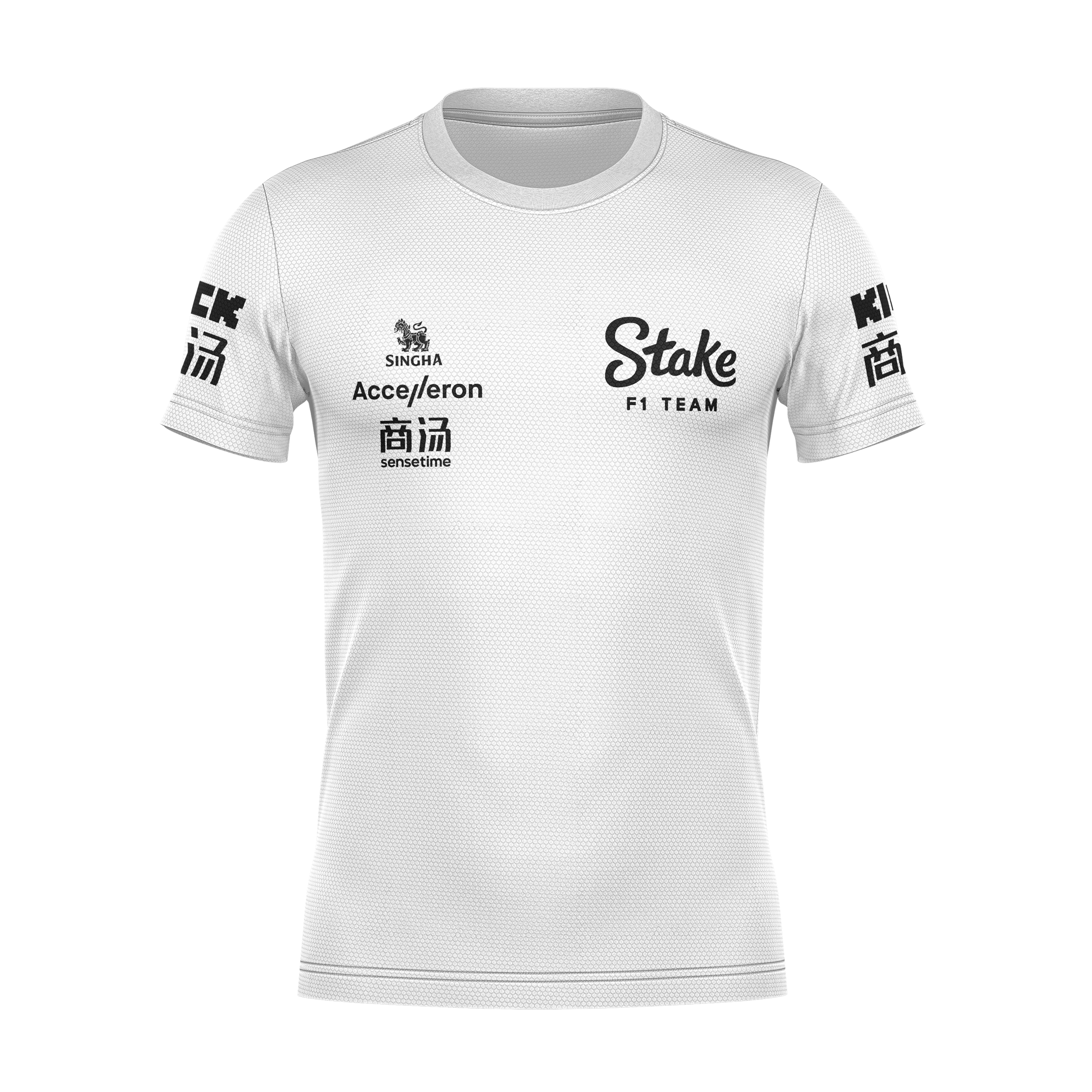 Camiseta DryFit Zhou Stake Sauber 2024 Branca