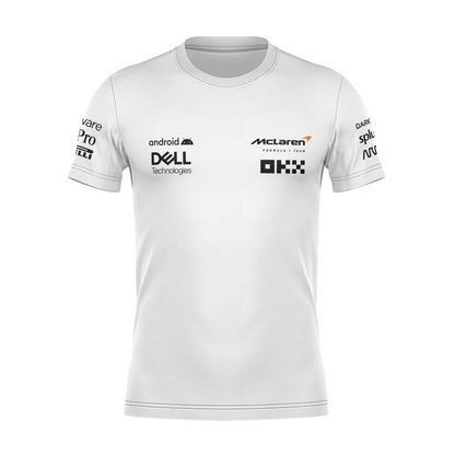 Camiseta DryFit Mclaren 2024 Branca