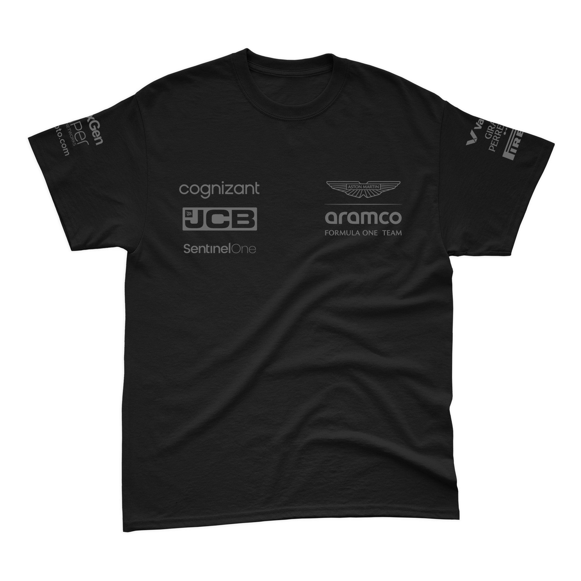 Camiseta Algodão Aston Martin 2024 All Black