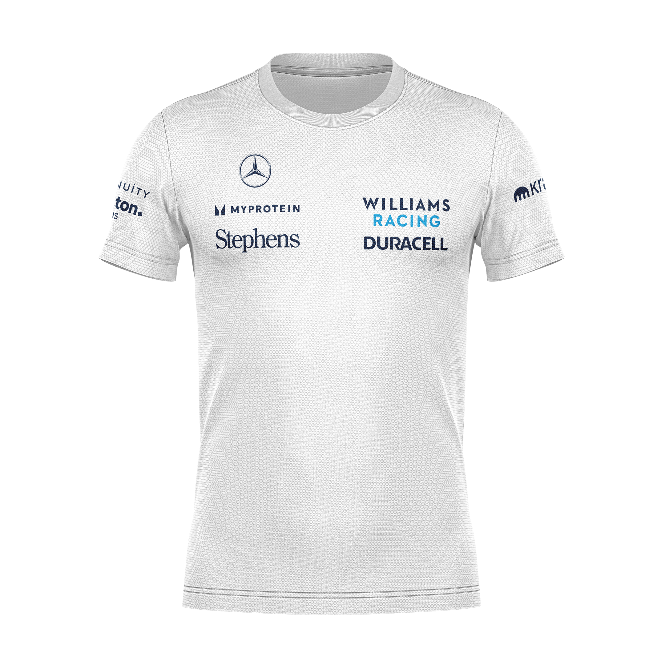 Camiseta DryFit Alex Albon Williams 2024 Branca