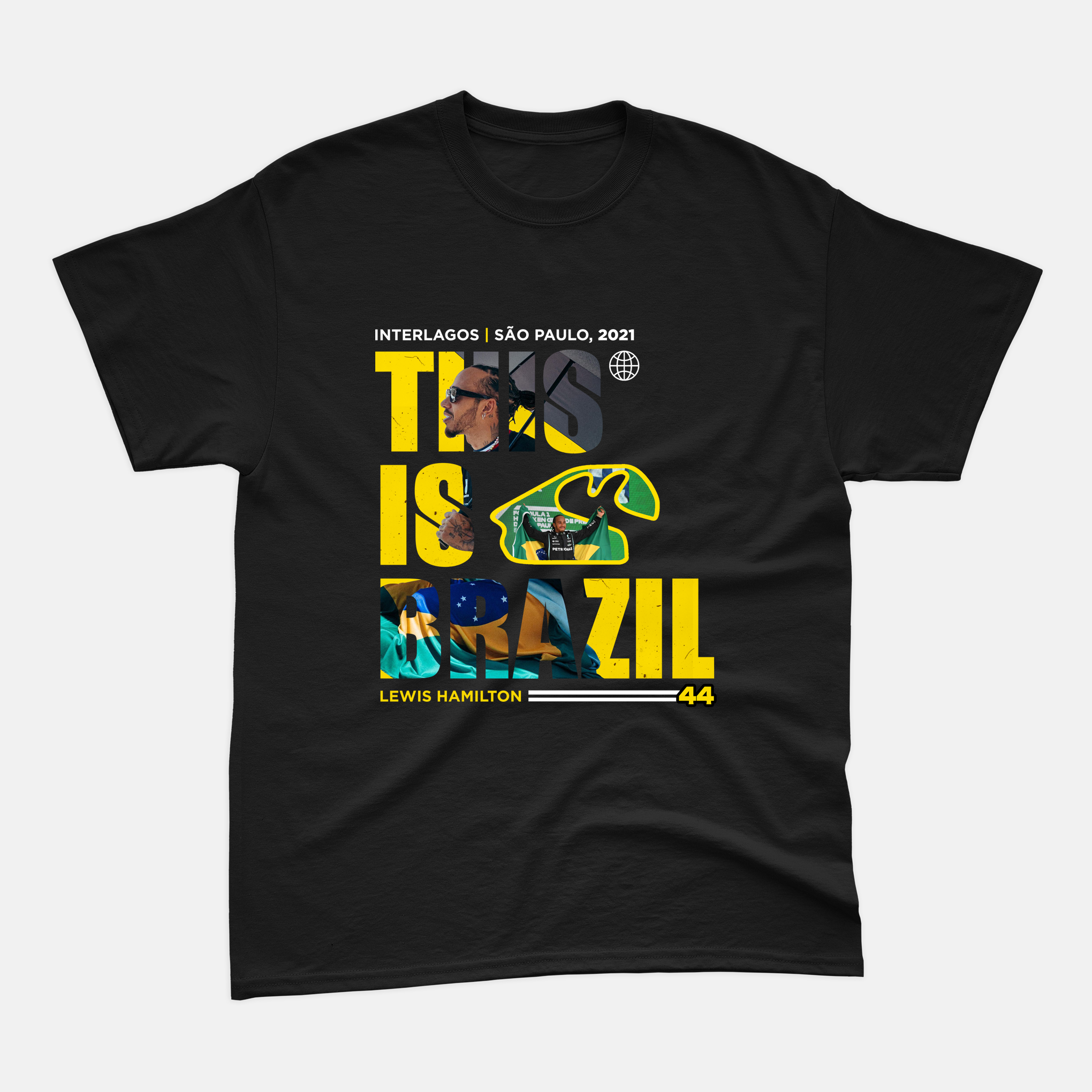 Camiseta Moments Lewis Hamilton This Is Brazil