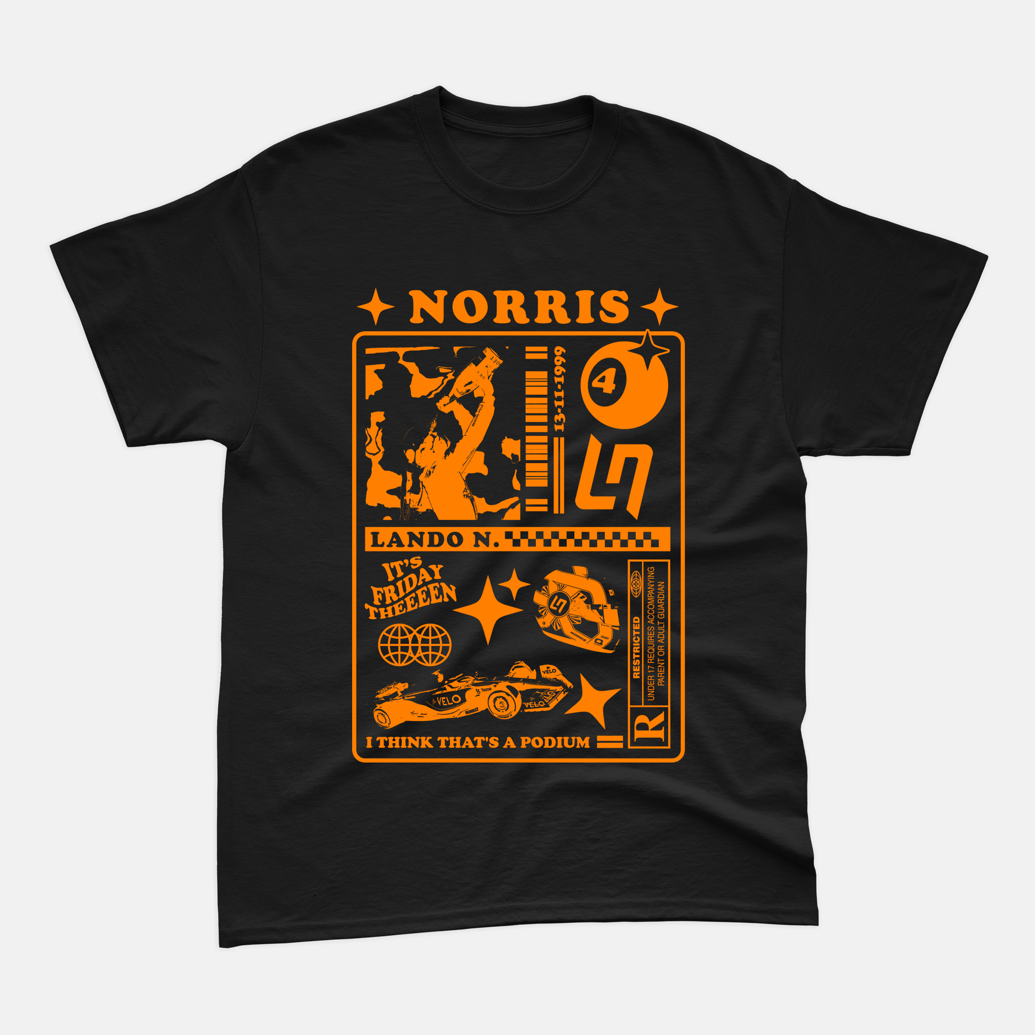Camiseta RaioX Lando Norris