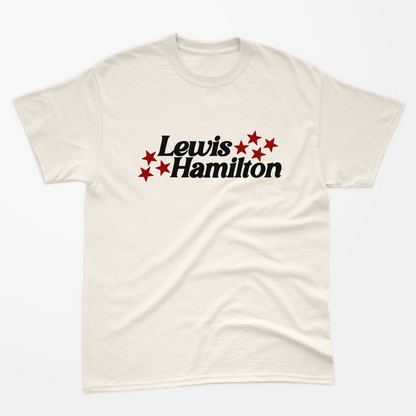 Camiseta Lewis Hamilton 44 Off White