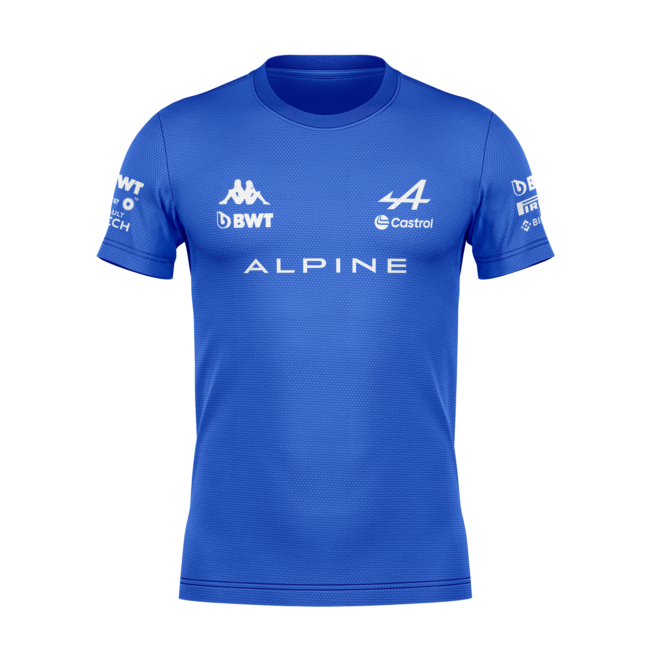 Camiseta DryFit Esteban Ocon Alpine 2024 Azul Royal