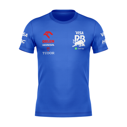 Camiseta DryFit Visa Racing Bulls Yuki Tsunoda Azul Royal 2024