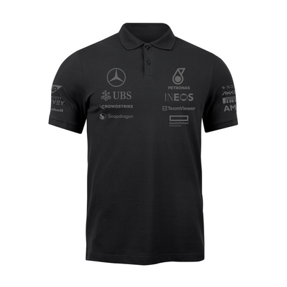 Camisa Polo Mercedes 2024 All Black