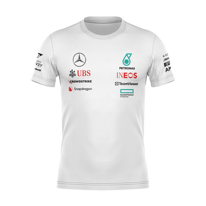 Camiseta DryFit Mercedes 2024 Branca