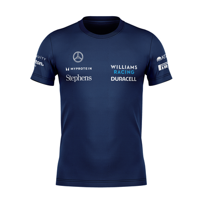 Camiseta DryFit Carlos Sainz Williams Racing Azul Marinho